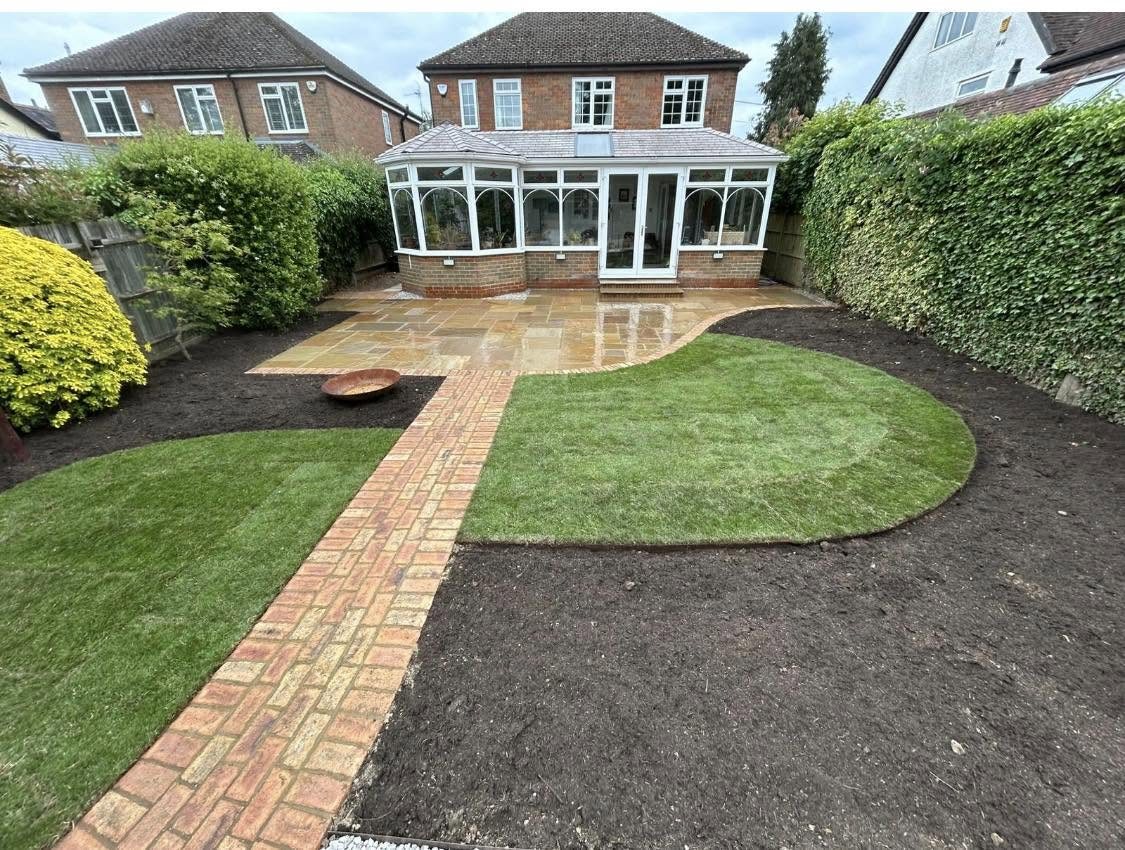 The garden in Amersham after
