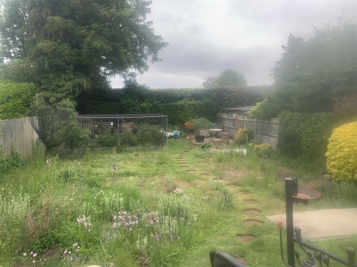 The garden in Amersham before